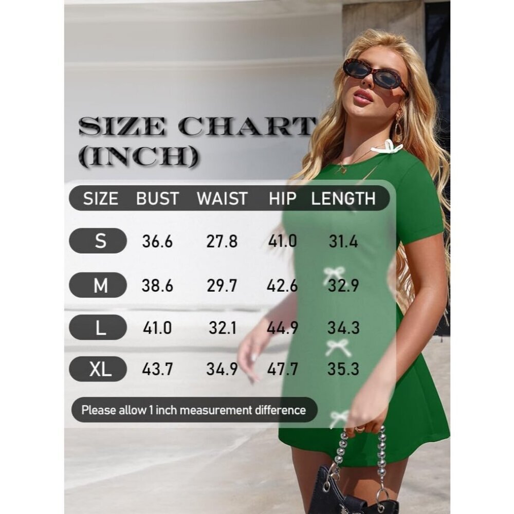 Women Black Short Sleeve Mini Dress with White Bow Details Elegant Party Outfit - Picture 2 of 8